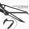 HIMALO Disc Brake Road Bike Frameset Carbon Climbing Cross-Country Racing Frame 45/48/51/54cm Thru Axle 100/142mm Breaking Wind Frame Internal Routing(45CM) view 3