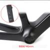 HIMALO Disc Brake Road Bike Frameset Carbon Climbing Cross-Country Racing Frame 45/48/51/54cm Thru Axle 100/142mm Breaking Wind Frame Internal Routing(45CM) view 4