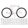 HIMALO Carbon Road Bike Frameset Breaking Wind Racing Frame 46/48/50/52/54cm C Brake 100/130mm QR Internal Routing Frame Black, for 700C Wheels(46CM) view 2