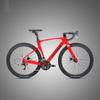 HIMALO Road Bike Frameset Wind Breaking Carbon Fiber Racing Frame 45/48/51/54CM Disc Brake Off Road Frame Thru Axle 100/142mm Internal Routing(Dark Gray,45cm) view 2
