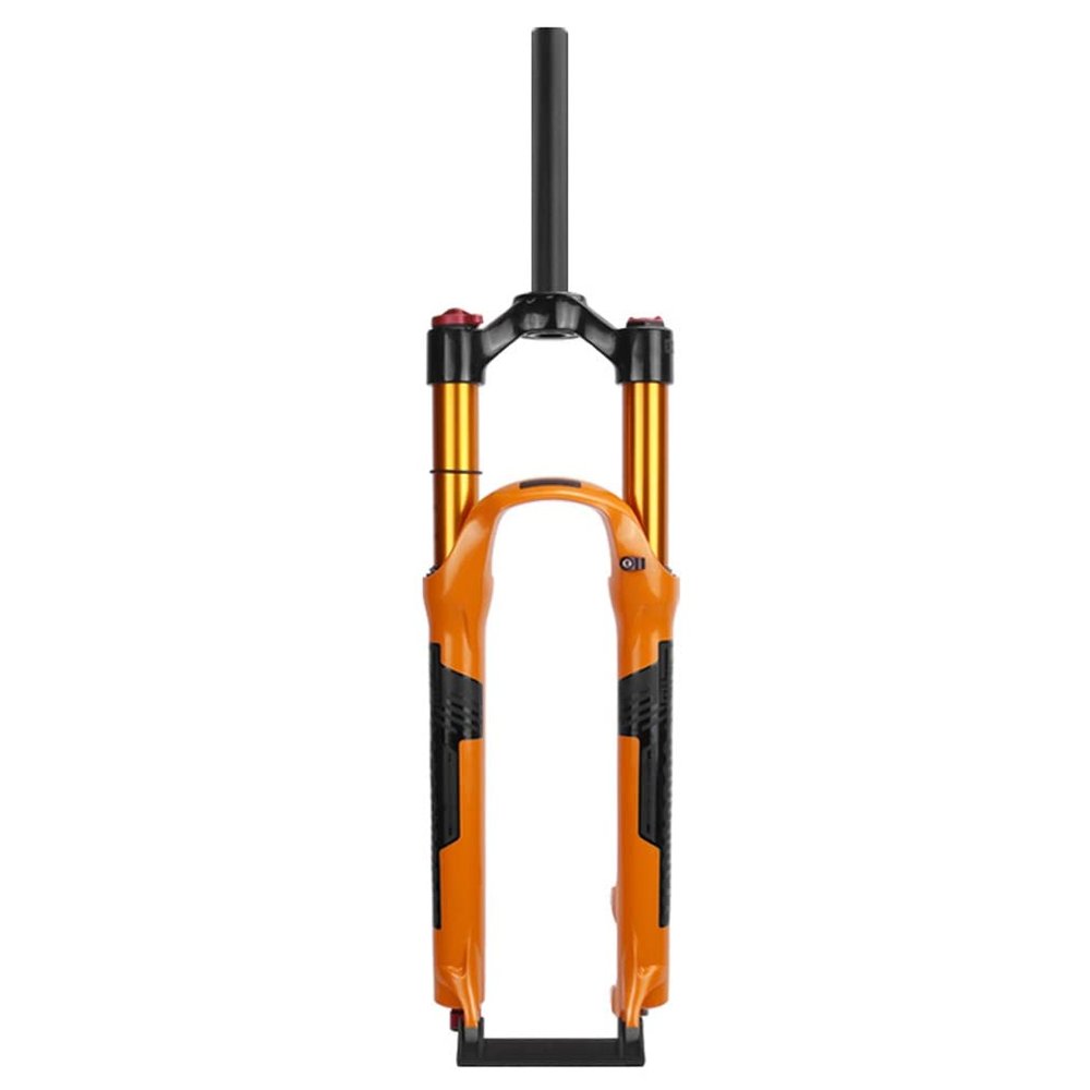 HIMALO 26/27.5/29 Inch Bike Air Suspension Fork Travel 100mm Rebound Adjust 1-1/8 Straight Tube QR 9mm Manual Lockout AM XC Mountain Bike Front Forks Ultralight(26'')