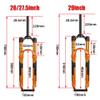 HIMALO 26/27.5/29 Inch Bike Air Suspension Fork Travel 100mm Rebound Adjust 1-1/8 Straight Tube QR 9mm Manual Lockout AM XC Mountain Bike Front Forks Ultralight(26'') view 2