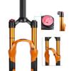 HIMALO 26/27.5/29 Inch Bike Air Suspension Fork Travel 100mm Rebound Adjust 1-1/8 Straight Tube QR 9mm Manual Lockout AM XC Mountain Bike Front Forks Ultralight(26'') view 4