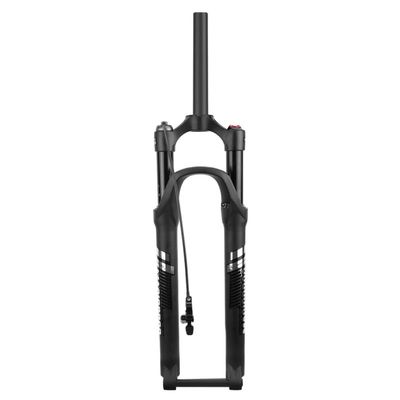 HIMALO Bike Fork 26/27.5/29 Inch Mountain Bike Suspension Forks Air Fork 80mm Travel Rebound Adjust Thru Axle Bicycle Front Fork 1-1/8'' Straight/Tapered Romete Lockout(Straight,27.5inch)