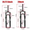 HIMALO Bike Fork 26/27.5/29 Inch Mountain Bike Suspension Forks Air Fork 80mm Travel Rebound Adjust Thru Axle Bicycle Front Fork 1-1/8'' Straight/Tapered Romete Lockout(Straight,27.5inch) view 2