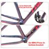 HIMALO Carbon Mountain Bike Frame 27.5er 29er Bike Frame XC AM Hardtail Bike Frame 15''/17''/19'' Disc Brake QR 135mm Internal Routing(Silver,27.5 * 17'') view 4