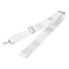 White Adjustable Height Tennis Net Straps with Stainless Steel Buckle Tennis Net Center Strap for Multi Player Matches view 1