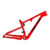 HIMALO Carbon Fiber Bike Frame 27.5/29er Trail Mountain Bike Frame 15''/17''/19''/21'' Travel 120mm Suspension Frame XC/AM/DH Boost Thru Axle 12x148mm Disc Brake(Red,27.5 * 15'') view 1