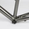 HIMALO 700c Road Bike Frameset Cr-Mo Steel Disc Brake Frame + Carbon Fork Thru Axle 100/142mm 28c Fat Tires Bicycle Frame 44/47/50/53/56CM(Dark Gray,50cm) view 4