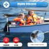 40LB Thrust Electric Trolling Motor 12V 1700RMP 3.7MPH Outboard Brush Motor 34A 408W Fishing Boat Marine Engine 50DB F5-R3 Speed for Canoes Dinghies Inflatable Boats view 3