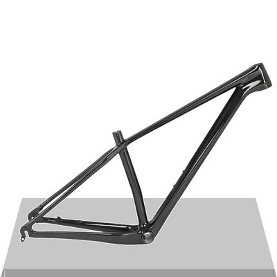 HIMALO Carbon Bike Frame 27.5er 29er Hardtail Mountain Bike Frame 15''/17''/19'' XC AM Disc Brake Frame QR 135mm Internal Routing(Glossy Black,27.5 * 15'')