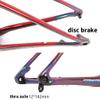 HIMALO 27.5er 29er Carbon Fiber Bike Frame 15''/17''/19'' Hardtail Mountain Bike Frame Disc Brake 12x142mm Thru Axle Frame XC Internal Routing(Yellow,29 * 19'') view 3