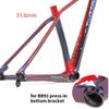 HIMALO 27.5er 29er Carbon Fiber Bike Frame 15''/17''/19'' Hardtail Mountain Bike Frame Disc Brake 12x142mm Thru Axle Frame XC Internal Routing(Yellow,29 * 19'') view 4