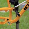 HIMALO Suspension Bike Frame DH/XC/AM 26er/27.5er Mountain Bike Frame 16.5'' Thru Axle 12 * 142mm Aluminium Alloy Frame Disc Brake(Orange) view 3