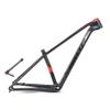 HIMALO Carbon Hardtail Mountain Bike Frame 27.5er 29er Disc Brake Bike Frame 15''/17''/19'' XC Internal Routing Frame Thru Axle 12 * 148mm Boost(Black Red,15'') view 1