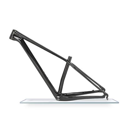 HIMALO Carbon Fiber Bike Frame 27.5er 29er Hardtail Mountain Bike Frame 15''/17''/19'' XC AM Disc Brake Frame QR 135mm Routing Internal(Glossy Black,27.5 * 19'')