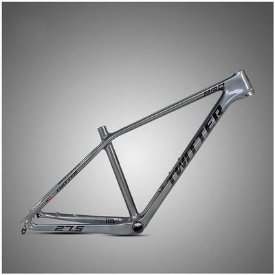 HIMALO Carbon Fiber Bike Frame 15'' 17'' 19'' Hardtail Mountain Bike Frame 27.5er 29er Disc Brake Frame QR 135mm Internal Routing XC AM(Dark Gray,29 * 17'')