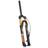 HIMALO 26/27.5/29 Inch Bike Bike Air Suspension Fork 110mm Travel Rebound Adjust Disc Brake Front Fork 1-1/8 Straight Quick Release(Black Gold,27.5inch) view 1
