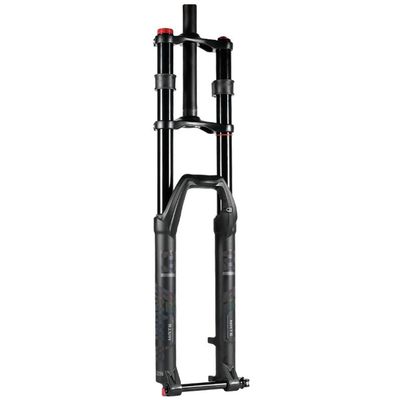 HIMALO 27.5/29'' Mountain Bike Suspension Fork DH Double Crown Bike Air Fork Travel 150mm 1-1/8 Straight Fork Rebound Adjustable Manual Lockout Thru Axle 15 * 100mm(29'')