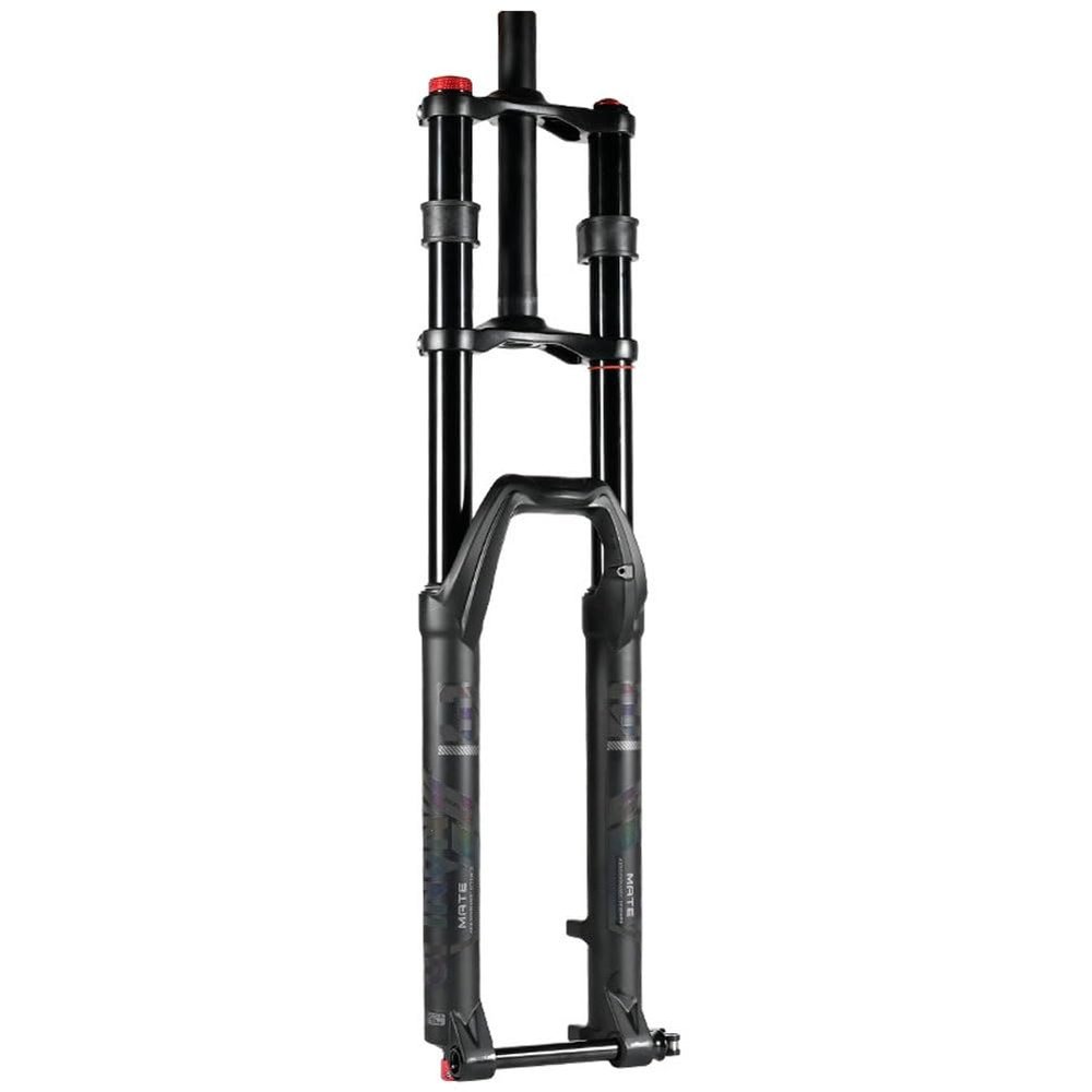 HIMALO 27.5/29'' Mountain Bike Suspension Fork DH Double Crown Bike Air Fork Travel 150mm 1-1/8 Straight Fork Rebound Adjustable Manual Lockout Thru Axle 15 * 100mm(29'')