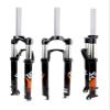 HIMALO Bike Suspension Fork 26/27.5/29 Inch Bike Fork Travel 105mm 1-1/8" Straight Mechanical Front Fork Quick Release Manual Lockout(Orange,29'') view 1