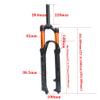 HIMALO 26/27.5/29'' Bike Suspension Fork Double Air Forks Mountain Bike Disc Brake Fork 1-1/8 110mm Travel QR 9mm Bicycle Front Fork Ultralight Manual Lockout(White,29inch) view 2