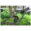 HIMALO 27.5/29er Bike Suspension Frame Travel 155mm 15.5''/17''/18'' Downhill Mountain Bike Frame Disc Brake Thru Axle Boost Frame with Shocks(Titanium,18'')