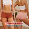 FINETOO Boyshort Underwear for Women Cotton Boxer Briefs Full Coverage Ladies Girls BoyShorts Panties 5 Pack view 2