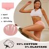 FINETOO Boyshort Underwear for Women Cotton Boxer Briefs Full Coverage Ladies Girls BoyShorts Panties 5 Pack view 4
