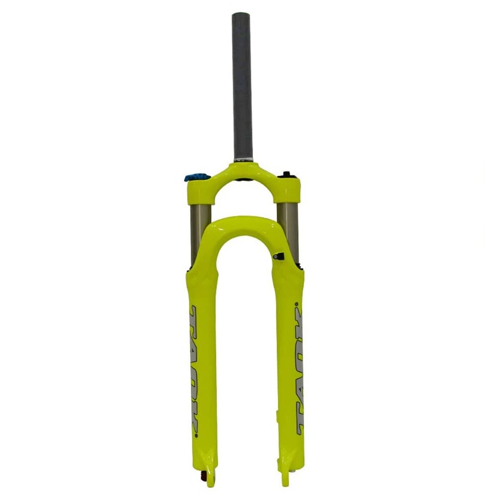 HIMALO 26/27.5/29 Inch Mountain Bike Fork Oil Suspension 80mm Travel Bike Disc Brake Front Fork 1-1/8 QR 9mm Manual Lock(29inch Yellow)