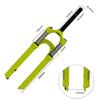 HIMALO 26/27.5/29 Inch Mountain Bike Fork Oil Suspension 80mm Travel Bike Disc Brake Front Fork 1-1/8 QR 9mm Manual Lock(29inch Yellow) view 3