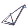 HIMALO 27.5/29er Hardtail Mountain Bike Frame 15''/17''/19'' Carbon Fiber Bike Frame Thru Axle 12x148mm Boost Disc Brake Frame Internal Routing XC(15'' Red) view 1