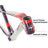 HIMALO 27.5/29er Hardtail Mountain Bike Frame 15''/17''/19'' Carbon Fiber Bike Frame Thru Axle 12x148mm Boost Disc Brake Frame Internal Routing XC(15'' Red) view 2