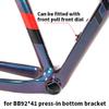 HIMALO 27.5/29er Hardtail Mountain Bike Frame 15''/17''/19'' Carbon Fiber Bike Frame Thru Axle 12x148mm Boost Disc Brake Frame Internal Routing XC(15'' Red) view 3