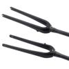 HIMALO Gravel Bike Rigid Fork Carbon Fiber 700C Road Bike Fork 1-1/2'' Tapered Disc Brake Fork 9mm QR Lightweight Hard Forks for 45C Tires(Matte Black) view 1