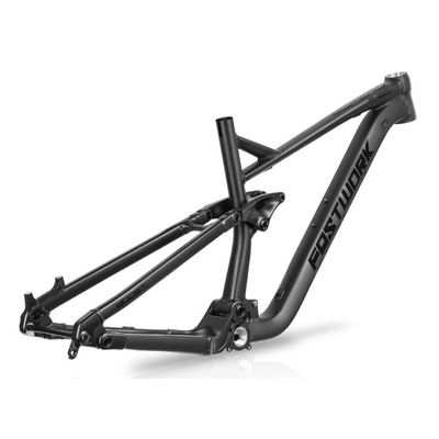 HIMALO 27.5/29er Mountain Bike DH Soft Tail Bike Suspension Frame 150mm Travel 15.5''/17''/18'' Aluminium Alloy Disc Brake Frame Thru Axle 12x148mm Boost