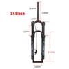 HIMALO Bike Air Fork 27.5 Mountain Bike Suspension Fork Travel 120mm XC 1-1/8" Straight Disc Brake Front Fork Remote Lockout QR 9mm(Black) view 3