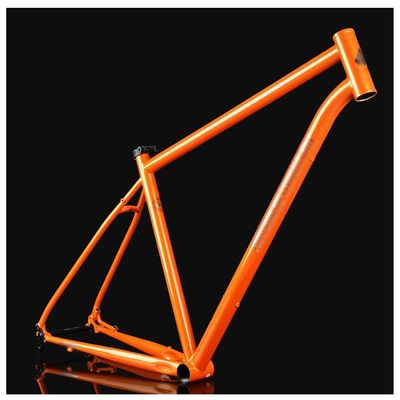 HIMALO Bike Frame Cr-Mo Steel 27.5er Hardtail Mountain Bike Frame 15''/17''/19'' Disc Brake Rigid Frame Thru Axle 12x142mm XC/AM(Orange,27.5 * 17'')
