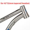 HIMALO Bike Frame 27.5/29er Mountain Bike Frame 15.5''/17''/19'' Lightweight Titanium Alloy Rigid Frame Disc Brake Thru Axle 12x142mm XC AM(29 * 17'') view 3