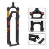 HIMALO 26/27.5/29 Bike Bike Air Suspension Fork Travel 110mm 1-1/8 Straight Tube Front Fork Rebound Adjust Manual Lockout QR 9mm(Gold,26inch) view 3