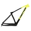 HIMALO 27.5er 29er Bike Frame Carbon Fiber Hardtail Mountain Bike Frame 15''/17''/19'' Disc Brake Frame QR 135mm XC AM Internal Routing(Yellow,29 * 15'') view 1