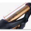 HIMALO Snow Bike Suspension Fork 26x4.0'' Fat Bike Air Fork 110mm Travel 28.6mm Straight Tube E-Bike Fork QR 9x135mm Remote Lockout(Gold) view 4