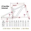 HIMALO 27.5/29er Mountain Bike DH Soft Tail Bike Suspension Frame 150mm Travel 15.5''/17''/18'' Aluminium Alloy Disc Brake Frame Thru Axle 12x148mm Boost view 2