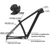 HIMALO 27.5er 29er Carbon Bike Frame 15/17/19'' Hardtail Mountain Bike Frame Disc Brake Internal Routing Frame Thru Axle 12 * 142/148mm(27.5x15'') view 3