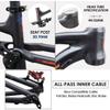 HIMALO Soft Tail Mountain Bike Frame 24er Aluminum Alloy Suspension Frame 320mm Disc Brake Bike Frame 148mm Boost Thru Axle DH/XC/AM(Blue) view 4
