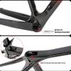 HIMALO Carbon Fiber Bike Frame 27.5er 29er Hardtail Mountain Bike Frame 15''/17''/19'' QR 135mm Disc Brake Frame Red Internal Routing XC AM(27.5 * 19'') view 3
