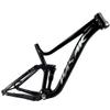 HIMALO Full Suspension Mountain Bike Frame 27.5er/29er Downhill Bike Frame 16''/18'' 3.0 Tires Boost Thru Axle Frame 148mm DH/XC/AM(Black,27.5 * 18'') view 1