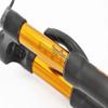 HIMALO 26/27.5/29 Inch Bike Bike Air Suspension Fork 110mm Travel Rebound Adjust Disc Brake Front Fork 1-1/8 Straight Quick Release(Black Gold,26inch) view 4