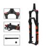 HIMALO Bike Air Fork 26/27.5/29 Inch Mountain Bike Suspension Fork 120mm Travel Tapered Front Fork Rebound Adjust Manual Lockout Thru Axle 15x100mm(Gold,26inch) view 3