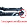 HIMALO 26/27.5/29'' Bike Air Fork Bike Suspension Fork 120mm Travel 1-1/8 Straight/Tapered Bicycle Front Fork Rebound Adjustable Disc Brake QR 9mm(Tapered HL,26inch) view 4